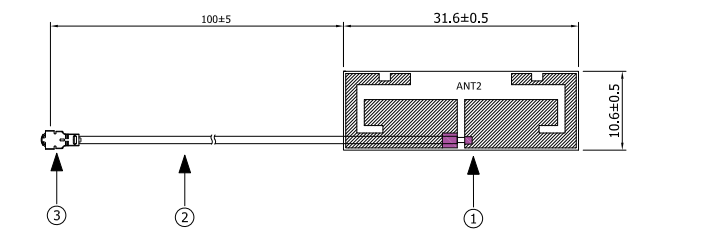 31-10 WIFI fpc антенна-1